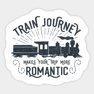 Train Journey Sticker